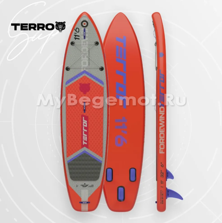 Terro Fordewind 11’6″ Supboard / Cool Red. Сапборд для серфинга и прогулок