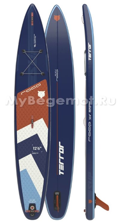 Terro Race 12’6″ Supboard /  Dark Blue. Сапборд для серфинга и прогулок