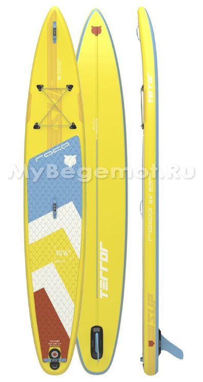 Terro Race 12’6″ Supboard /  Electric Yellow. Сапборд для серфинга и прогулок
